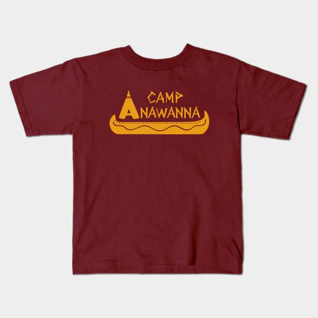 Camp Anawanna Kids T-Shirt by The Moon Child